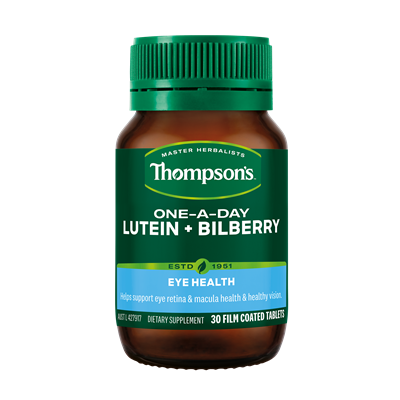 Thompsons Lutein + Bilberry One-A-Day 30 Tablets