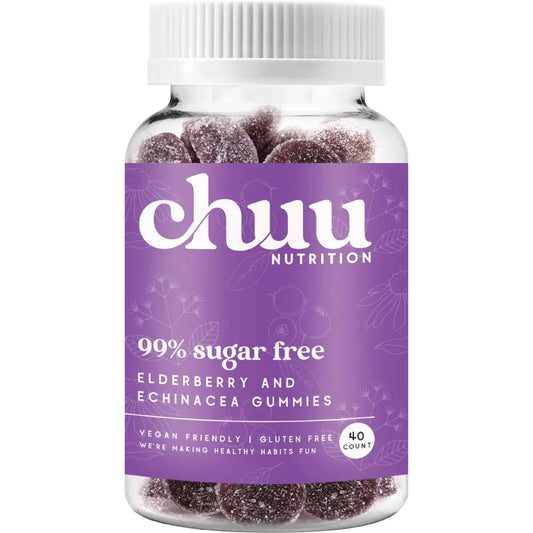Chuu Nutrition Elderberry and Echinacea Gummies 40 Pieces