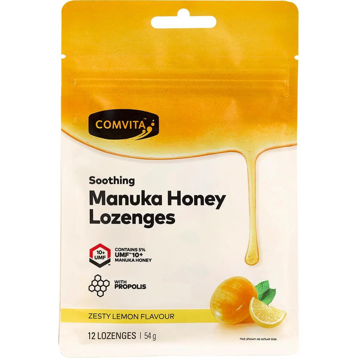 Comvita Lemon and Honey  12's Candies