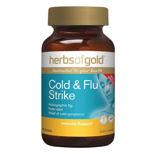 Herbs of Gold Cold and Flu Strike 60 Tablets