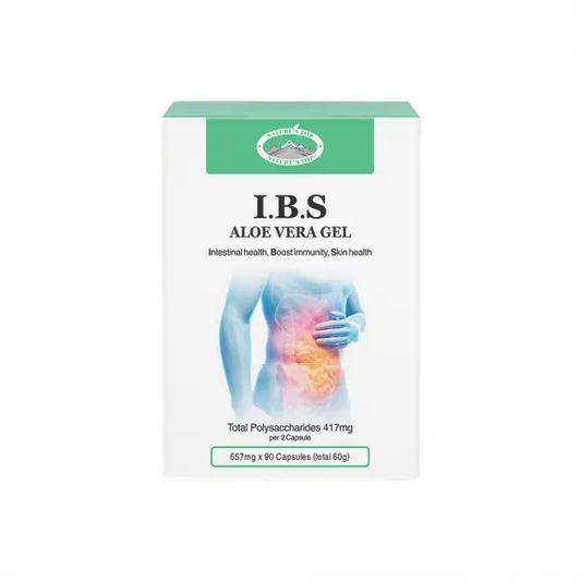 Nature's Top I.B.S Aloe Vera Gel Irritable Bowel Syndrome 90 Capsules