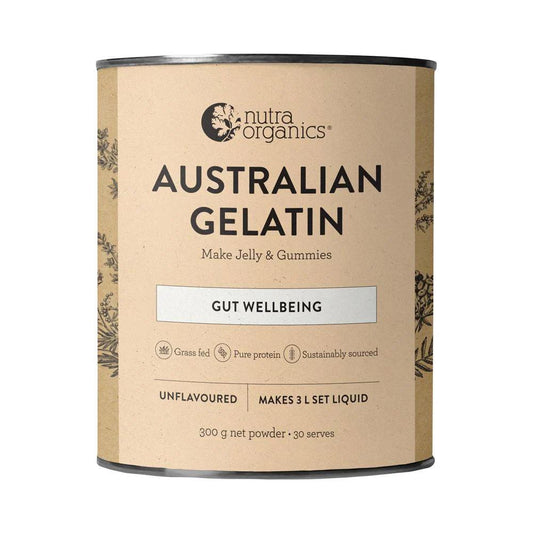 Nutra Organics Australian Gelatin Unflavoured Powder 300g