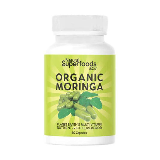 Natural Superfoods & Co Moringa Organic 60 Capsules - QVM Vitamins™