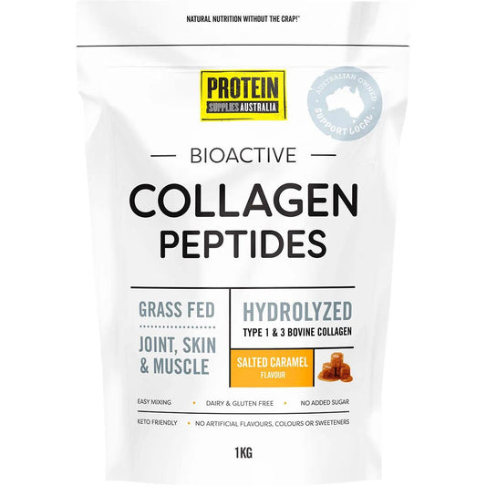 Protein Supplies Australia Collagen Peptides Salted Caramel 1kg