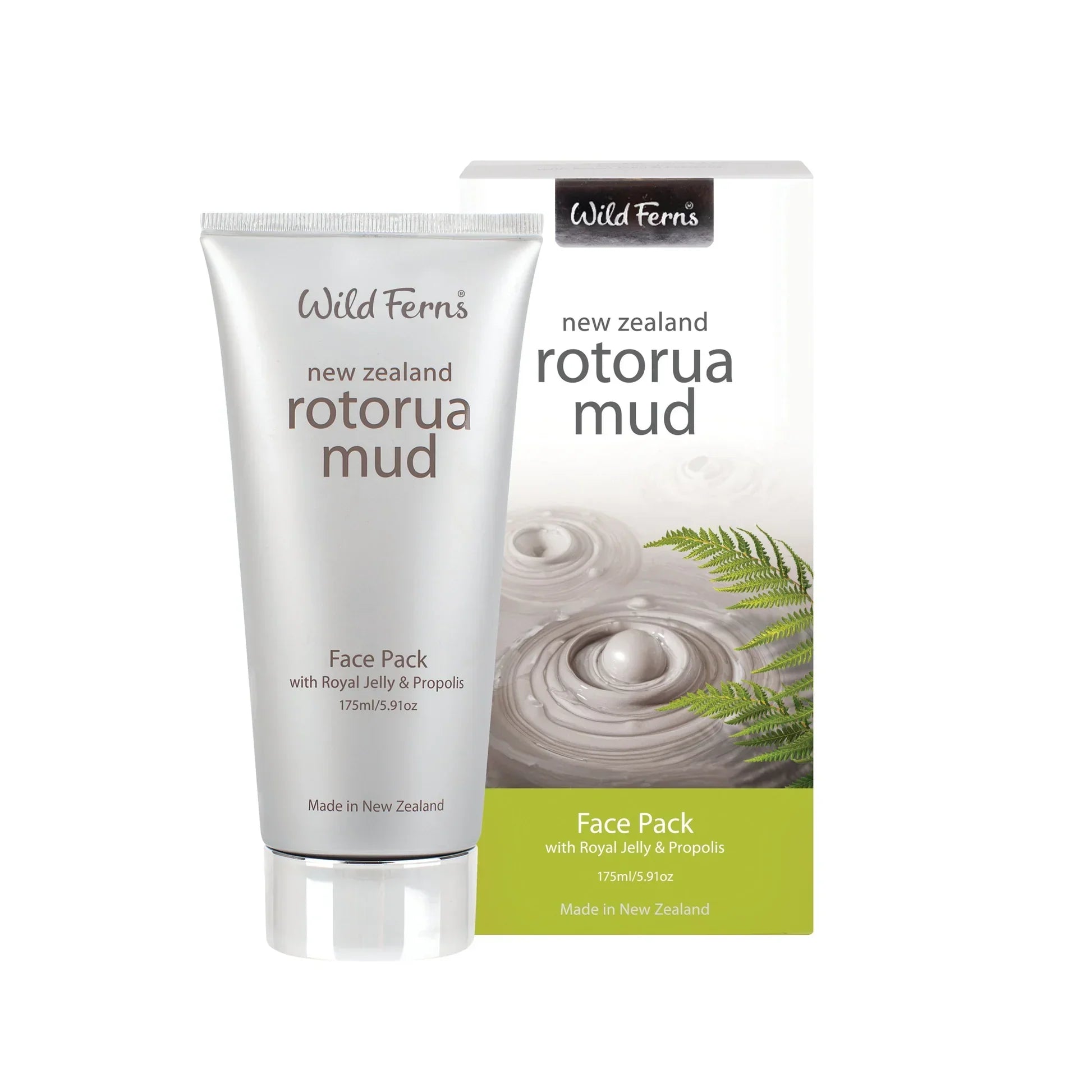 Rotorua mud face mask with royal jelly for acne care