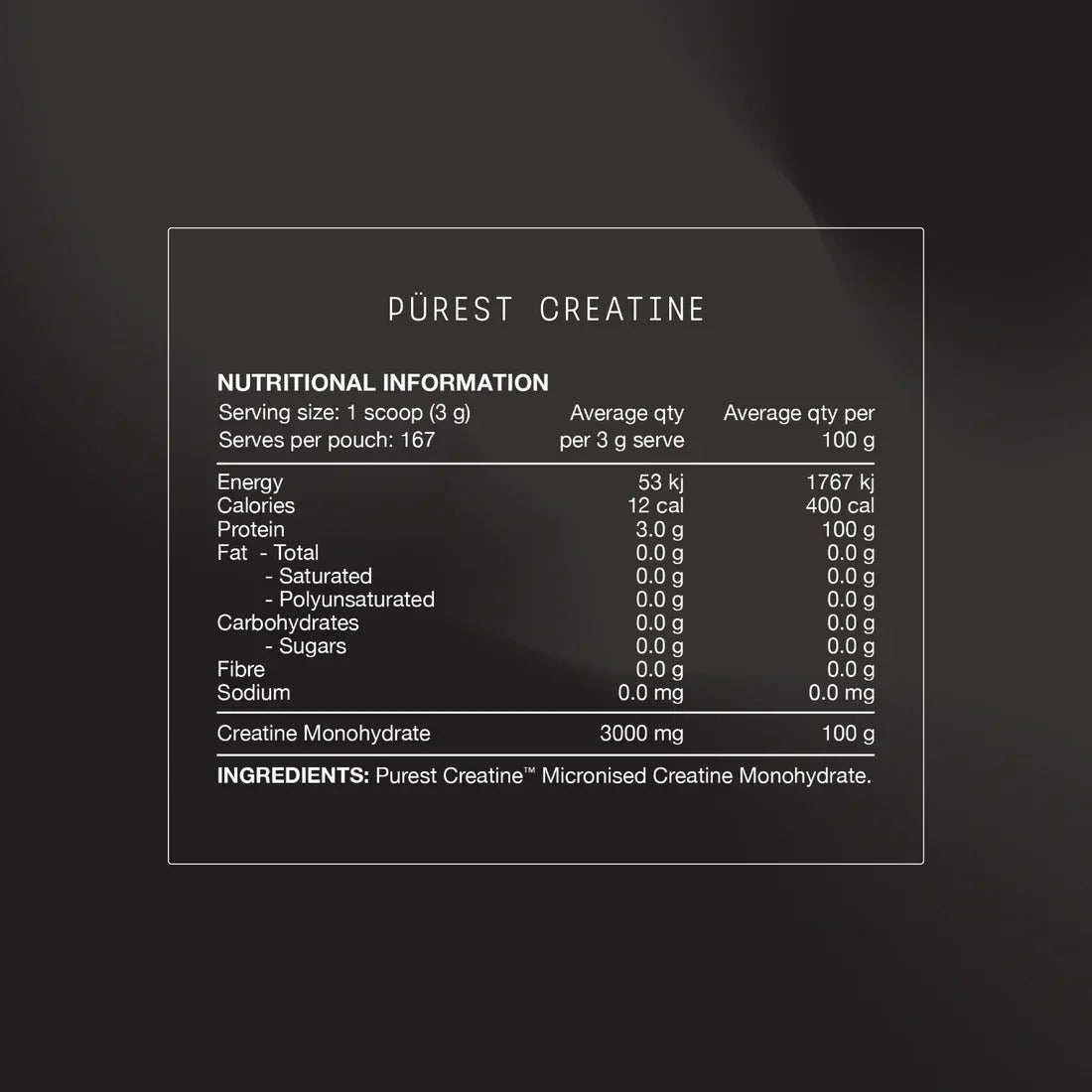 Switch Nutrition Perform Purest Creatine Monohydrate Powder 500g