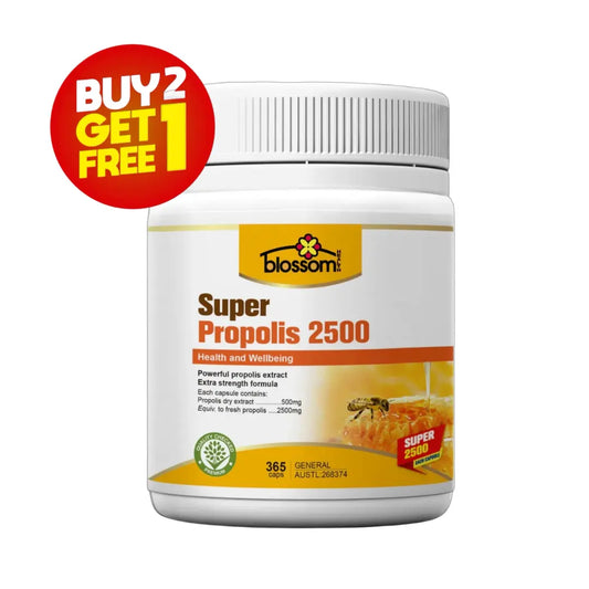 Blossom Health Super Propolis 2500mg 365 Capsules