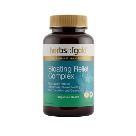 Herbs of Gold Bloating Relief Complex 60 Capsules