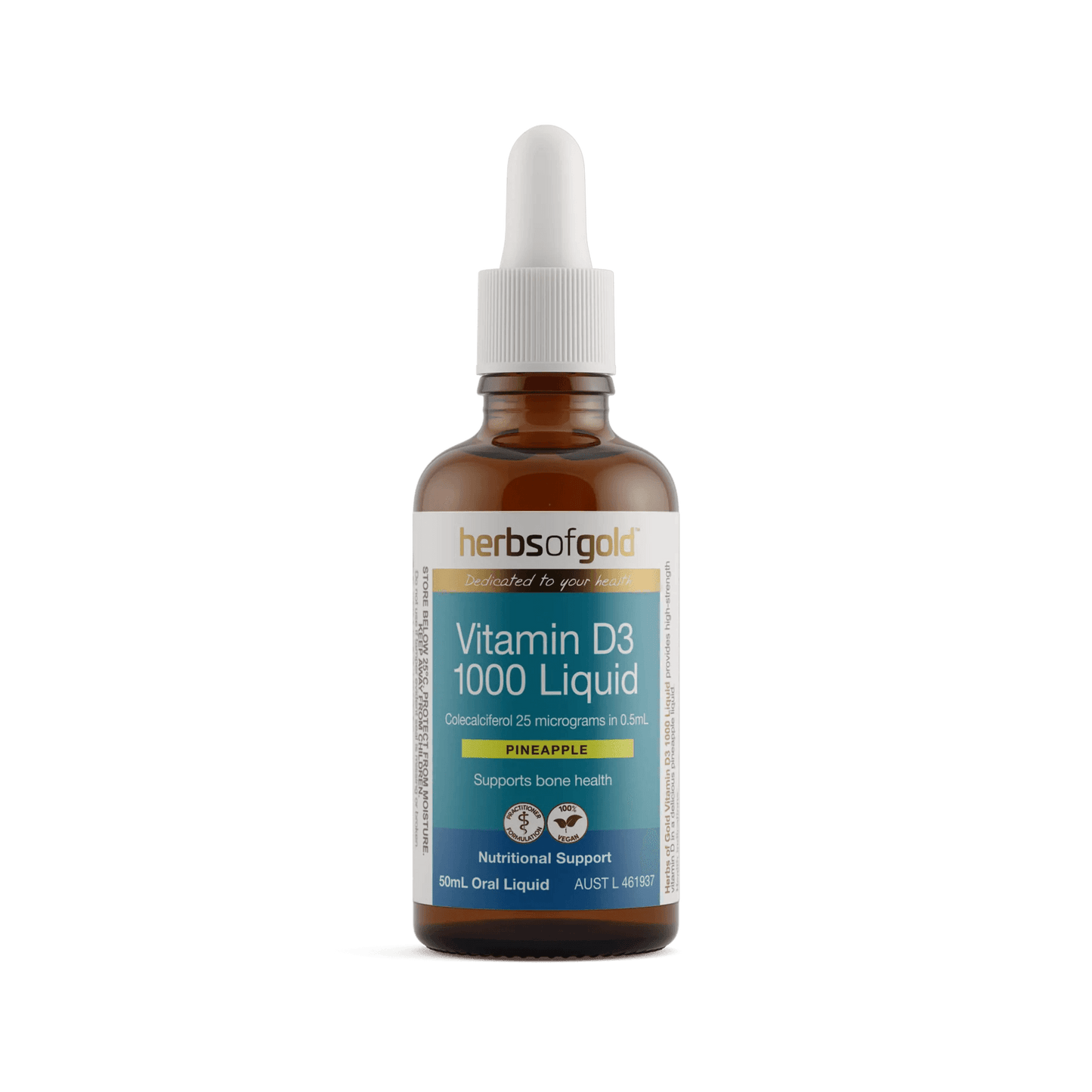 Herbs of Gold Vitamin D3 1000 Liquid 50ml