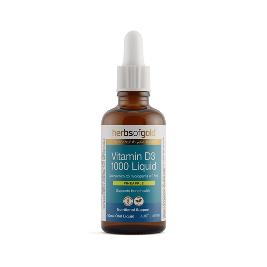 Herbs of Gold Vitamin D3 1000 Liquid 50ml