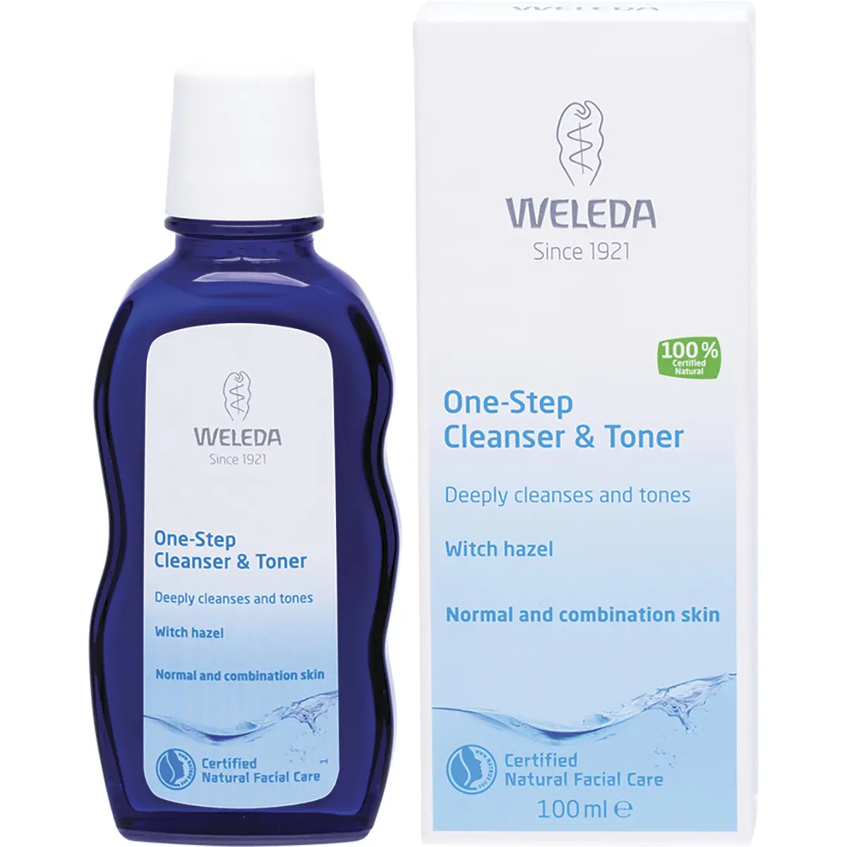 Weleda One Step Cleanser & Toner Witch Hazel 100ml