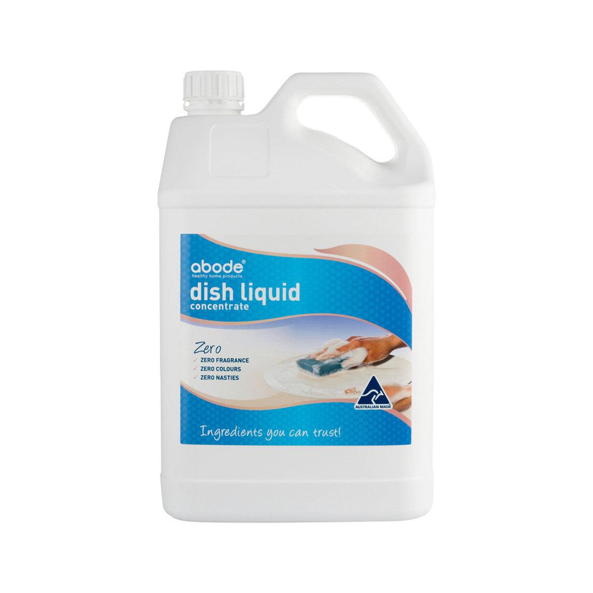 Abode Dish Liquid Concentrate Zero 4L - QVM Vitamins™