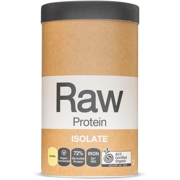 Amazonia Raw Protein Isolate Vanilla 1kg - QVM Vitamins™