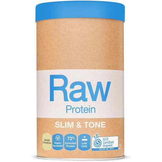 Amazonia Raw Protein Slim and Tone Vanilla and Cinnamon 1kg - QVM Vitamins™