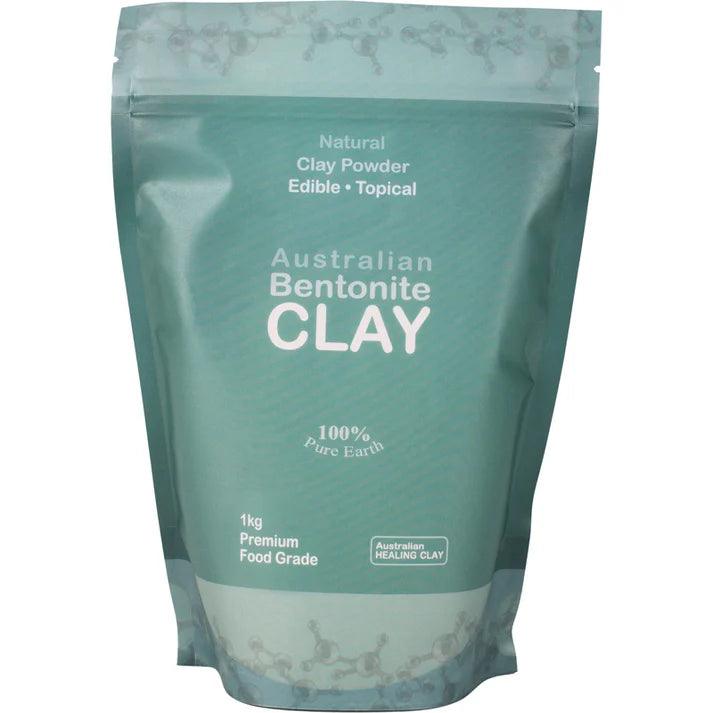 Australian Healing Bentonite Clay Powder 1kg - QVM Vitamins™