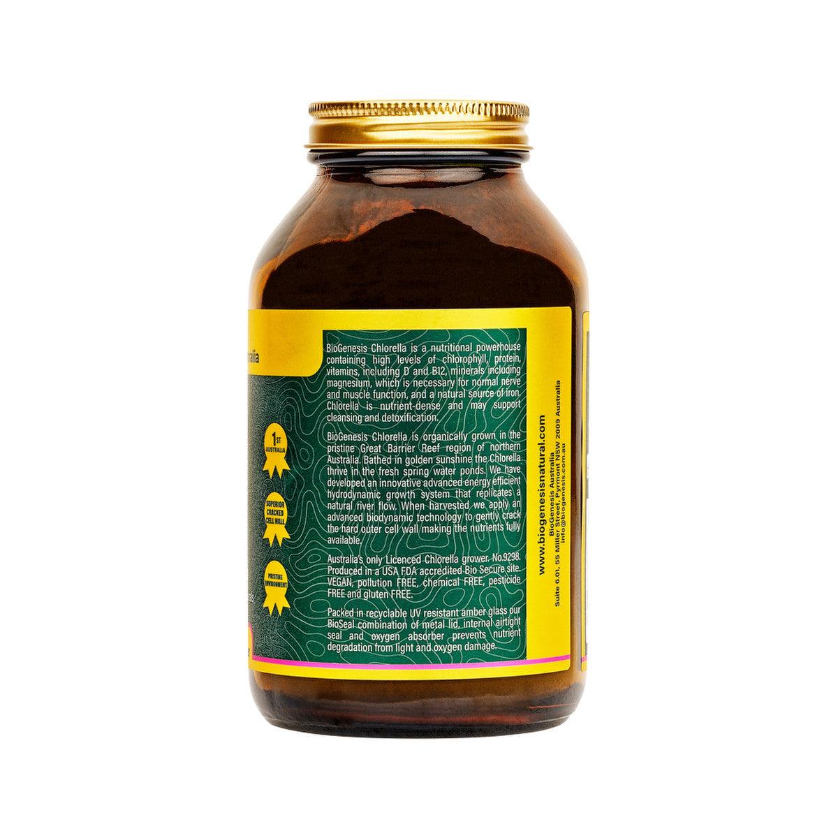 BioGenesis Australian Organic Chlorella Mixed Berries Powder 200g - QVM Vitamins™