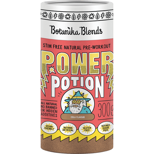 Botanika Blends Power Potion Pre-Workout Powder Cola 300g - QVM Vitamins™