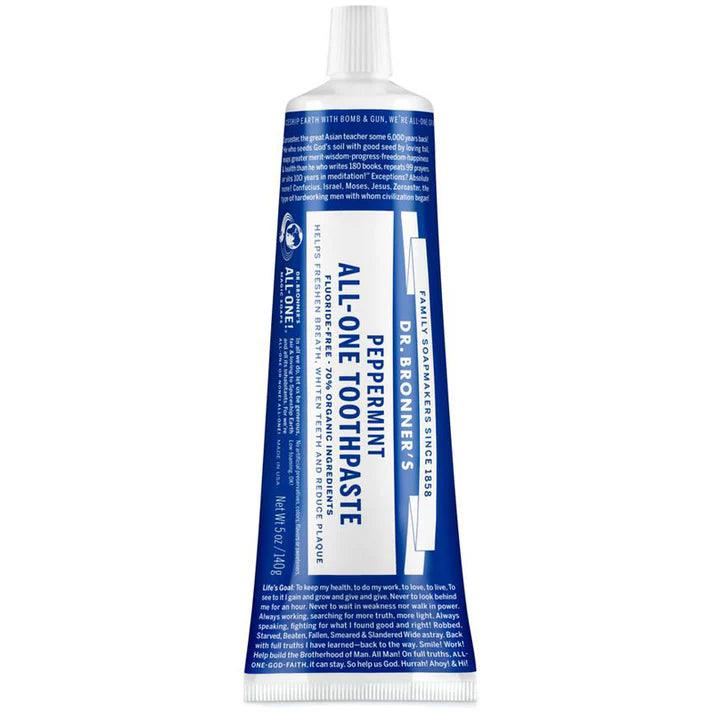 Dr. Bronner's Toothpaste (All-One) Peppermint 140g - QVM Vitamins™