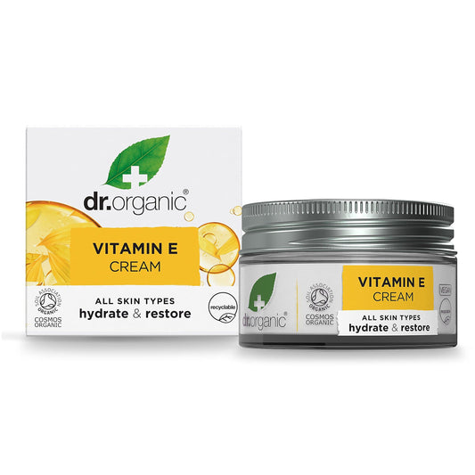 Dr Organic Vitamin E Cream 50ml - QVM Vitamins™