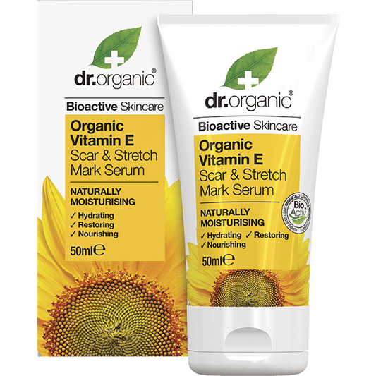 Dr Organic Vitamin E Scar & Stretch Mark Serum 50ml - QVM Vitamins™
