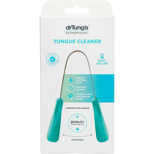 Dr Tung's Tongue Cleaner Stainless Steel - QVM Vitamins™