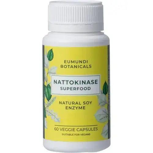 Eumundi Botanicals Nattokinase Natural Soy Enzyme 60 Caps - QVM Vitamins™