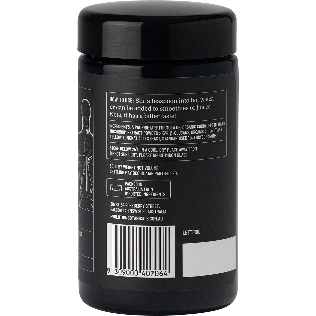 Evolution Botanicals Titanium Formula Forever Strong 100g - QVM Vitamins™