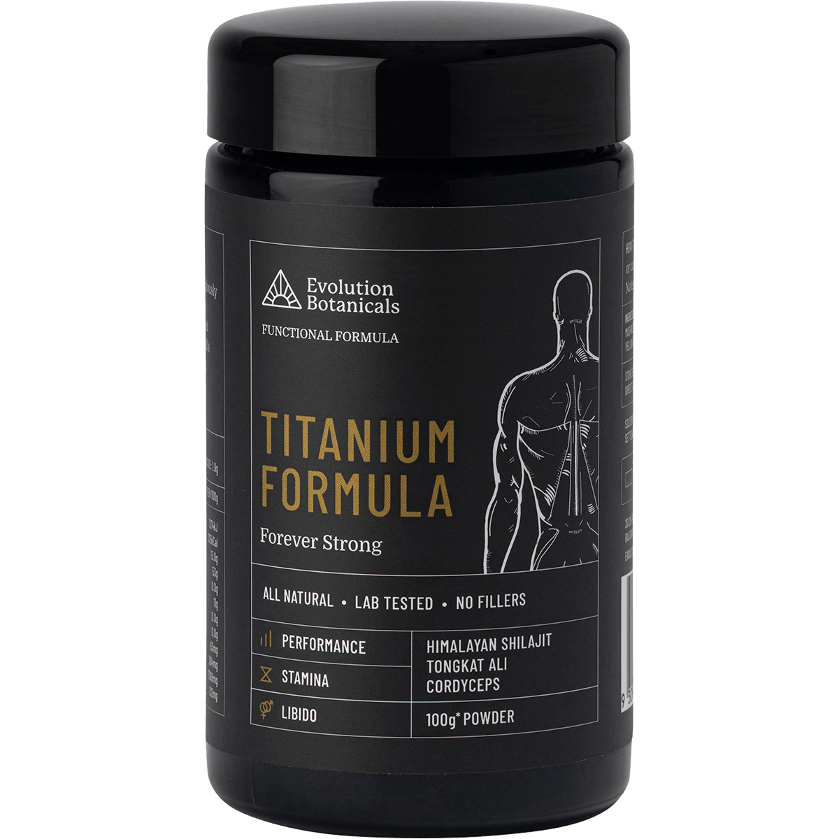 Evolution Botanicals Titanium Formula Forever Strong 100g - QVM Vitamins™
