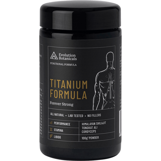 Evolution Botanicals Titanium Formula Forever Strong 100g - QVM Vitamins™