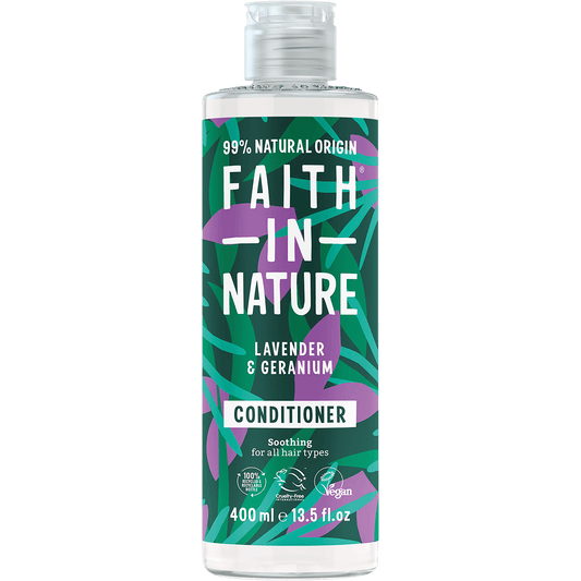 Faith In Nature Lavender and Geranium Conditioner 400ml - QVM Vitamins™