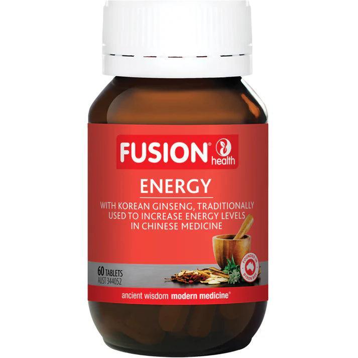 Fusion Health Energy 60 Tablets - QVM Vitamins™