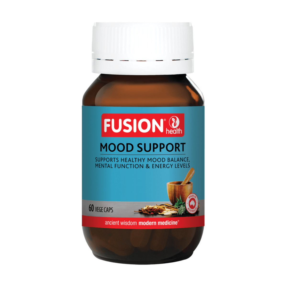 Fusion Health Mood Support 60 Vege Capsules - QVM Vitamins™