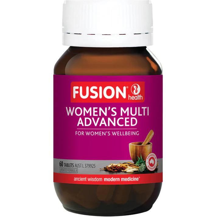 Fusion Health Women’s Multi Advanced 60 Tablets - QVM Vitamins™