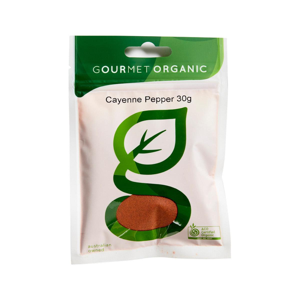 Gourmet Organic Herb Cayenne Pepper 30g - QVM Vitamins™