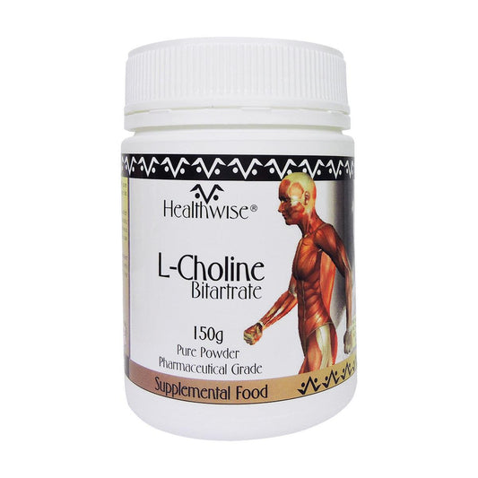 Healthwise L-Choline Bitartrate 150g - QVM Vitamins™