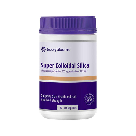 Henry Blooms Super Colloidal Silica 120 Capsules - QVM Vitamins™