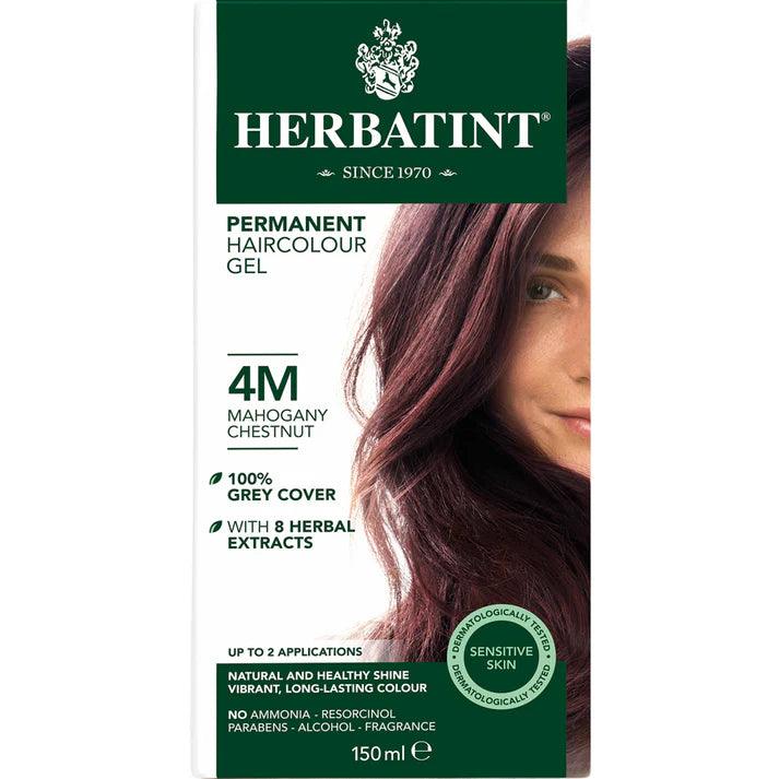 Herbatint Hair Colour 4M Mahogany Chestnut 150ml - QVM Vitamins™