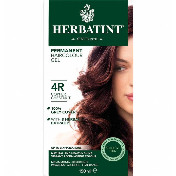 Herbatint Hair Colour 4R Copper Chestnut 150ml - QVM Vitamins™