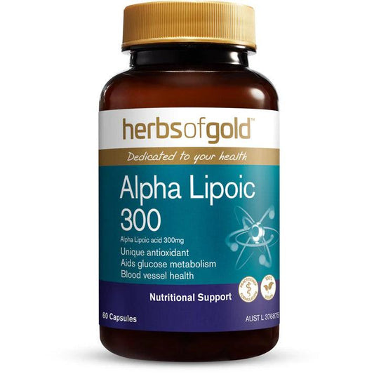 Herbs of Gold Alpha Lipoic 300 - QVM Vitamins™