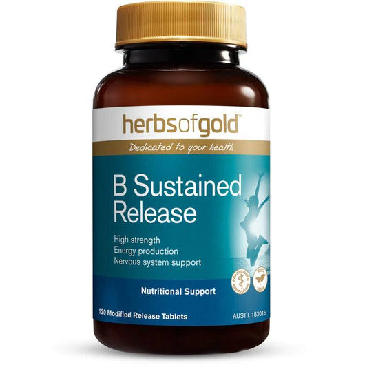 Herbs of Gold B Sustained Release 120 Tablets - QVM Vitamins™