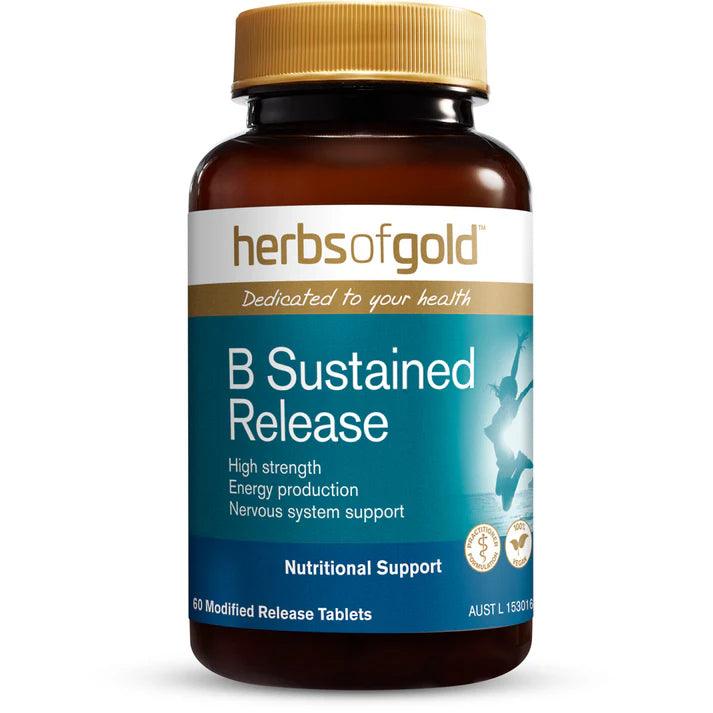 Herbs of Gold B Sustained Release 60 Tablets - QVM Vitamins™