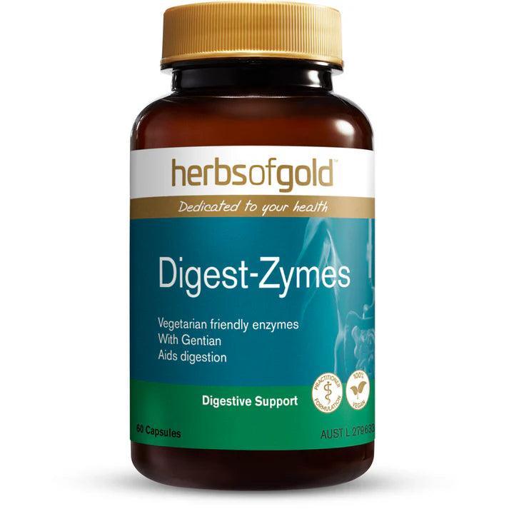 Herbs of Gold Digest-Zymes 60 Capsules - QVM Vitamins™