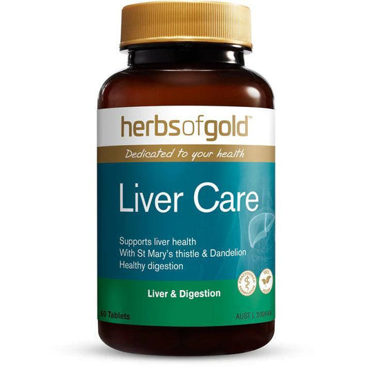 Herbs of Gold Liver Care 60 Tablets - QVM Vitamins™