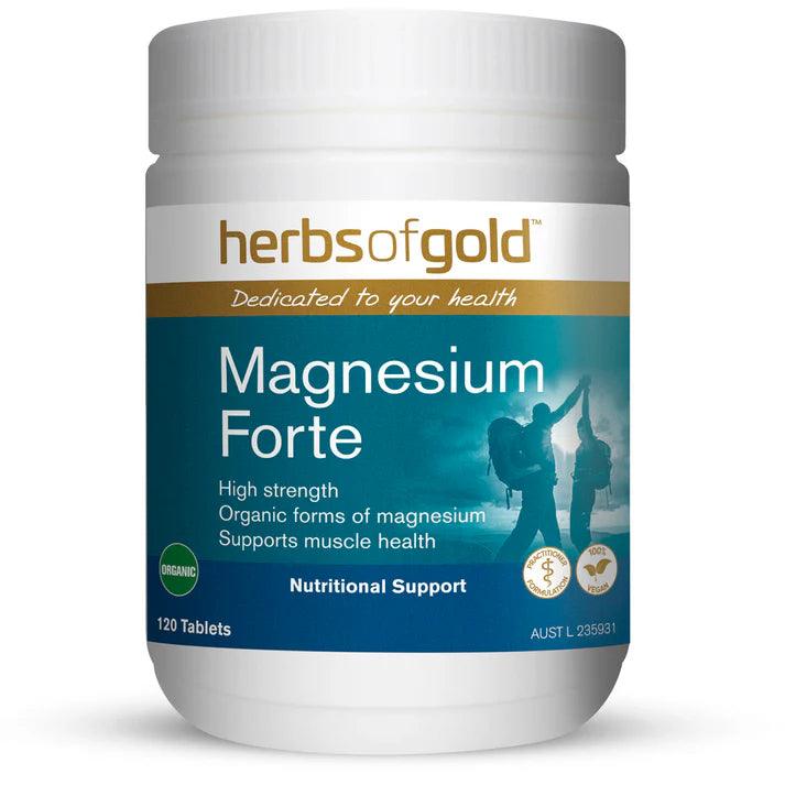 Herbs of Gold Magnesium Forte 120 Tablets - QVM Vitamins™