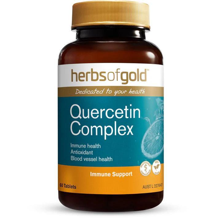 Herbs of Gold Quercetin Complex 60 Tablets - QVM Vitamins™