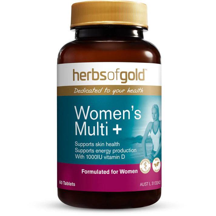 Herbs of Gold Women’s Multi + Grapeseed 60 Tablets - QVM Vitamins™