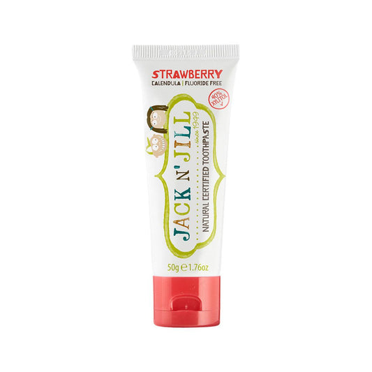 Jack N Jill Natural Calendula Toothpaste Strawberry 50g - QVM Vitamins™