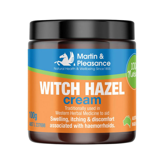 Martin & Pleasance Witch Hazel All Natural Cream 100g - QVM Vitamins™