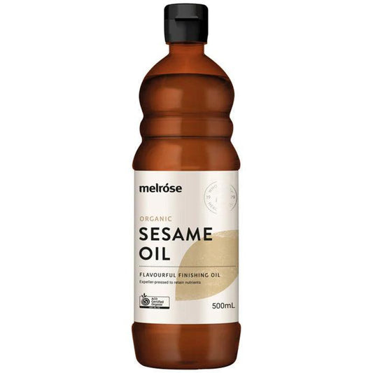 Melrose Organic Sesame Oil 500ml - QVM Vitamins™