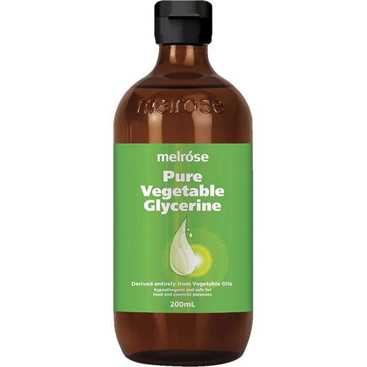 Melrose Pure Vegetable Glycerine 200ml - QVM Vitamins™